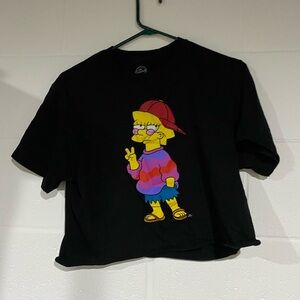 Simpson cropped tee medium